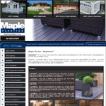 Maple Plastics - uPVC Decking
Maples Classic uPVC deck board is a tried and trusted design offering unrivalled anti slip characteristics tested too HSE UK issues 3 2005 coupled with exceptional durability and good looks. These characteristics make it suitable for all decking applications plus disabled and access ramp systems.