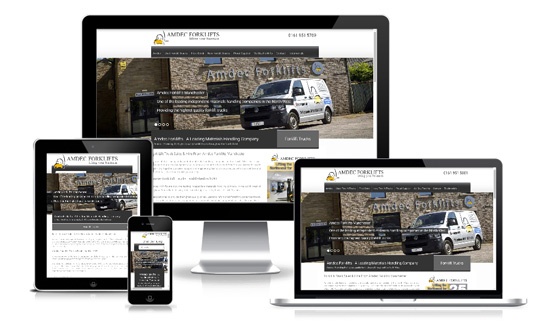 Amdec Forklifts - Web Designer Stoke on Trent