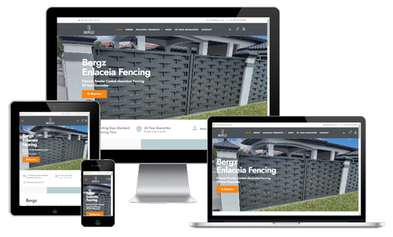 Web Design Stoke on Trent For Bergz Weave Metal Fencing Manchester