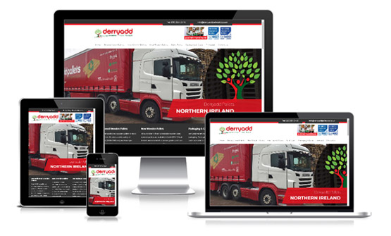 Derryadd Pallets Ireland - Web Designer Stoke on Trent