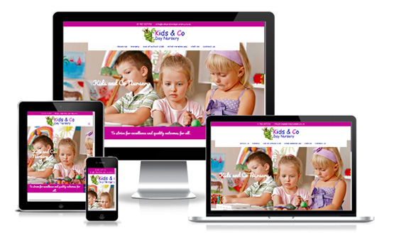 Kids and Co Day Nursery - Web Designer Stoke on Trent