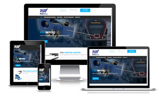 PSV Wipers Worcestershire  - Web Designer Stoke on Trent