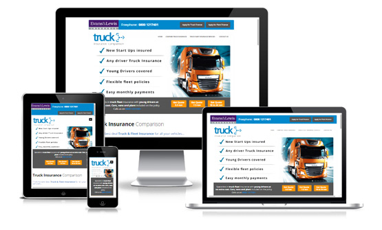 Truck Insurance Comparison - Web Designer Stoke on Trent